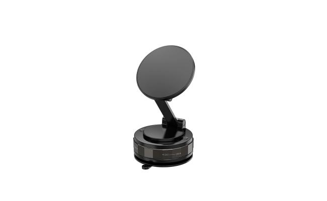 WiWU Wi-CH057 Vacuum Suction Foldable Magnetic Phone Holder – 360° Rotating Dash or Desk Mount